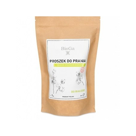 BioGa Ekologiczny Proszek do prania białego 1kg